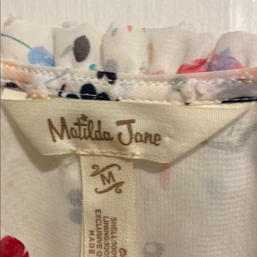 Matilda Jane Floral Print Women's Top - Picture 2 of 3